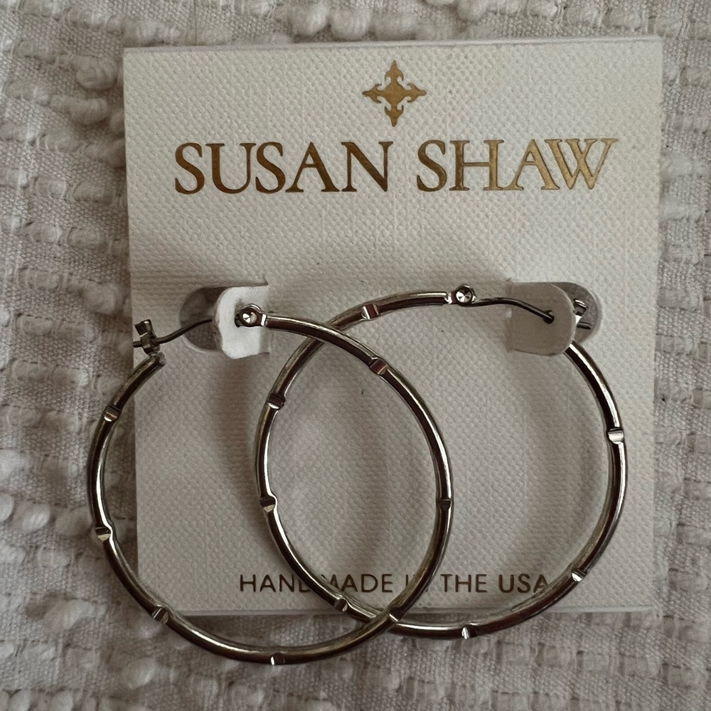 Silver Hoop Earrings